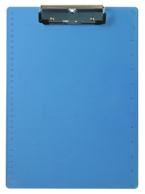 Acrylic Clipboard, Blue, Letter Size