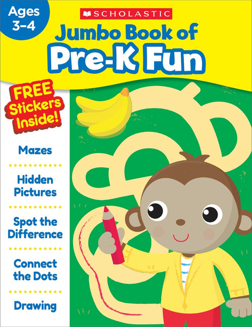 Jumbo Book of Pre-K Fun Workbook