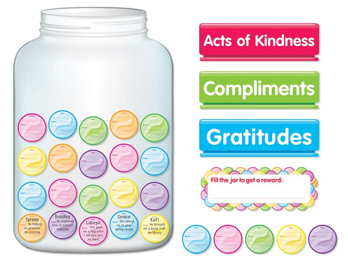 Kindness & Gratitude Jar Bulletin Board Display