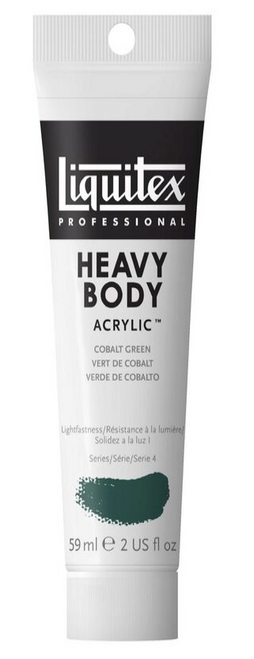 Heavy Body Acrylic Paint, 2 oz, Cobalt Green