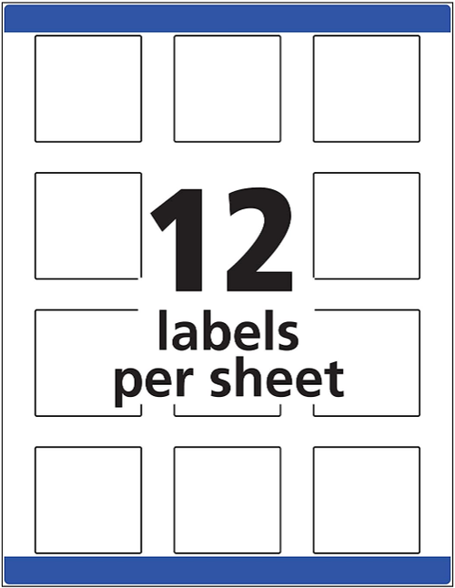 Square Labels, 2