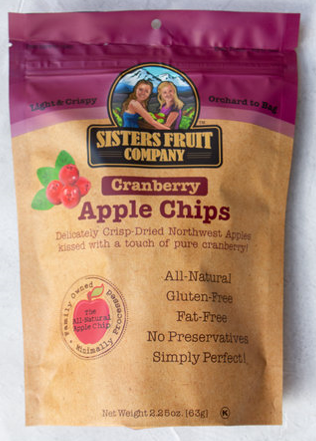 Apple Chips, Cranberry (2.25oz.)