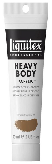 Heavy Body Acrylic Paint, 2 oz, Iridescent Rich Bronze