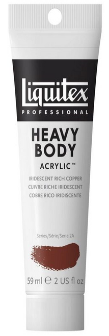 Heavy Body Acrylic Paint, 2 oz, Iridescent Rich Copper