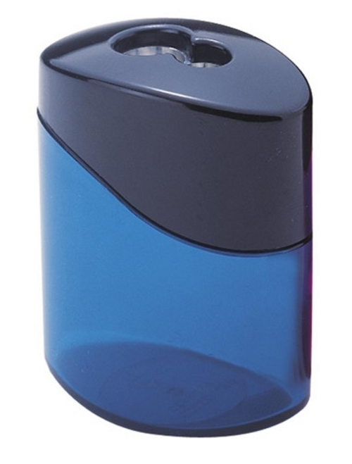 Oval Two Hole Pencil Sharpener, Assorted Colors