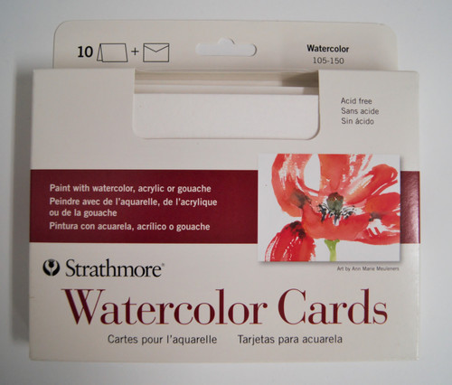 Watercolor Cards With Envelopes, Full Size (10ct.)