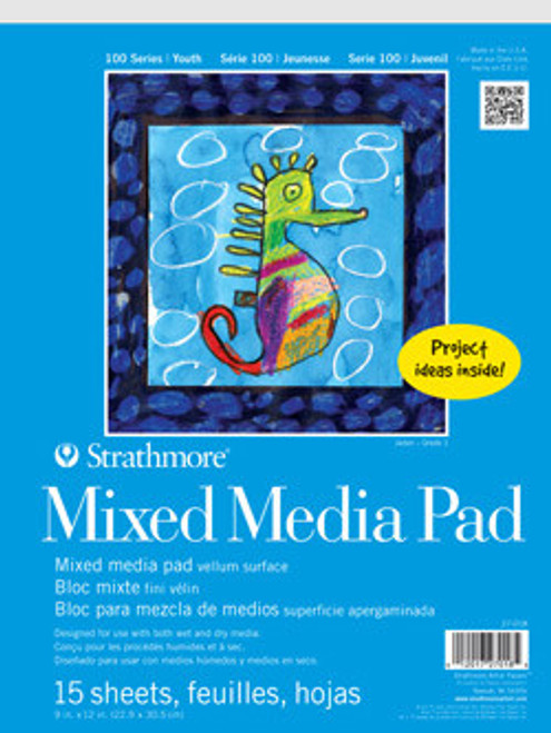 9"x12" 100 Series Kids Mixed Media Pad (15ct.)