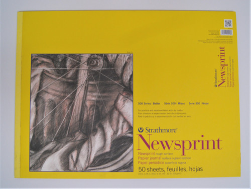 18"x24" 300 Series Newsprint Pad, 32#, Rough (50ct.)