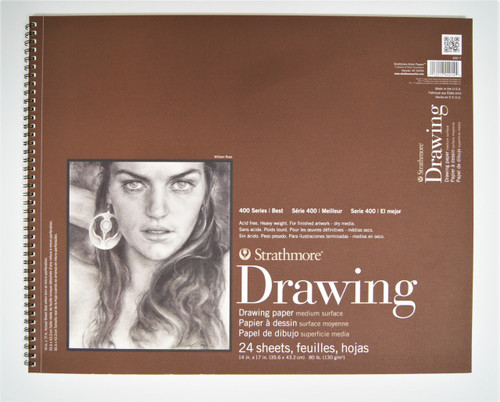 14"x17" 400 Series Drawing Paper, 80#, Medium, Wirebound (24ct.)