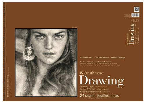 18"x24" 400 Series Drawing Paper, 80#, Medium, Wirebound (24ct.)