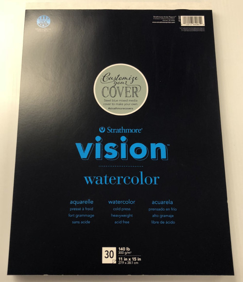 11"x15" Vision Watercolor Pad, 140#, Medium Surface (30ct.)