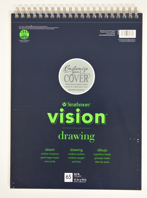 11"x14" Vision Drawing Pad, 64#, Medium Surface (65ct.)