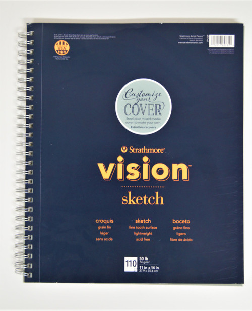 11"x14" Vision Sketch Pad, 50#, Fine Tooth (110ct.)