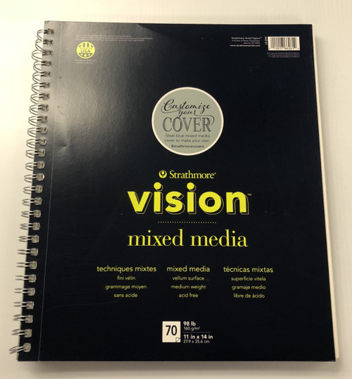 11"x14" Vision Mixed Media Pad, 98#, Medium Surface (70ct.)