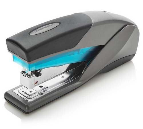 Optima 25 Reduced Effort Stapler, Blue/Gray