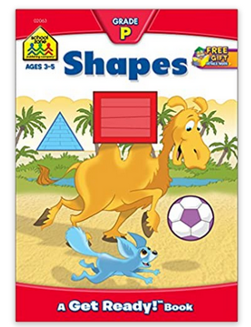 Shapes Educational Workbook, Grade P