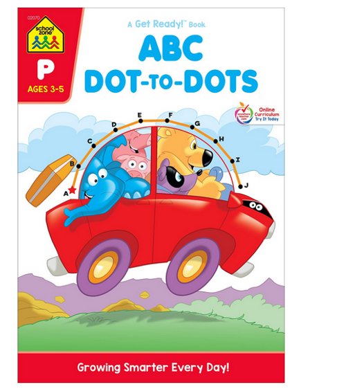 ABC Dot-To-Dot Educational Workbook, Grade P