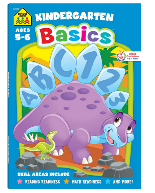 Kindergarten Basics Workbook, Grade K