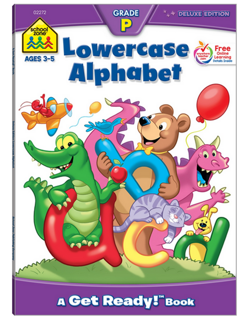 Lowercase Alphabet Workbook, Grade P