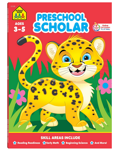 Preschool Scholar Workbook, Grade P