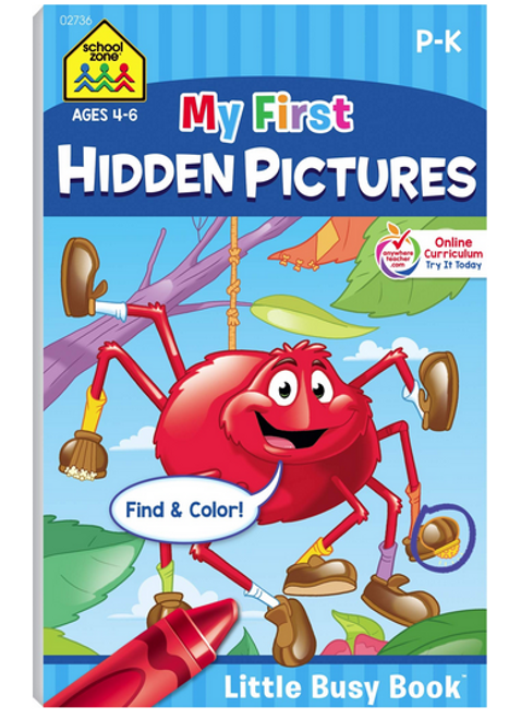 My First Hidden Pictures Workbook, Age 4-6