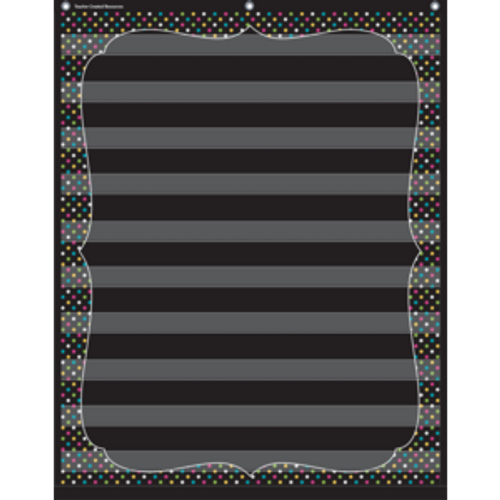 10-Pocket Chart, Chalkboard Brights