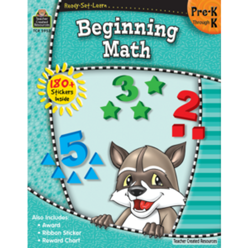 Ready-Set-Learn: Beginning Math, Grade Pre-K-K Workbook