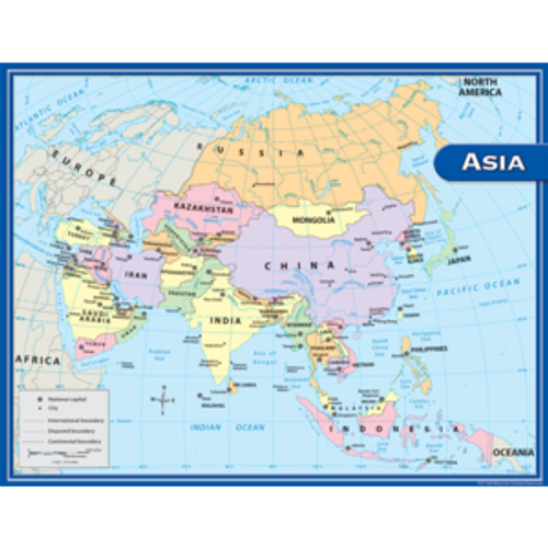 Asia Map Chart