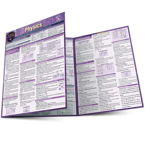 BarCharts QuickStudy Laminated Study Guide, Physics