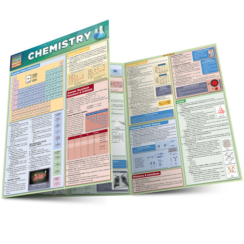 BarCharts QuickStudy Laminated Study Guide, Chemistry