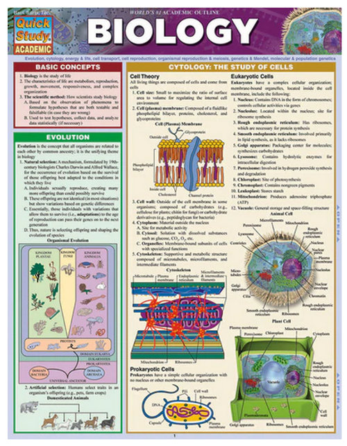 QuickStudy® Reference Guide, Biology