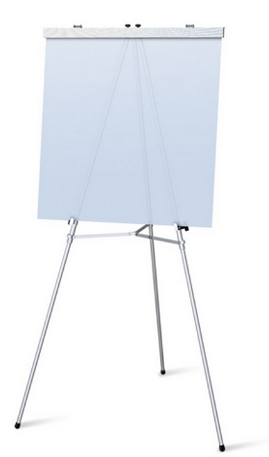 Flip Chart Easel, Aluminum