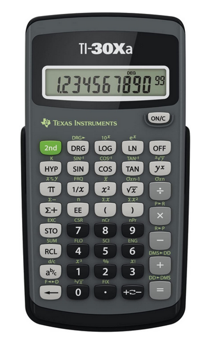 TI-30XA Scientific Calculator