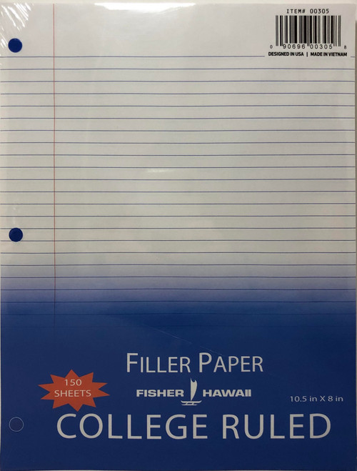 Filler Paper, College Ruled