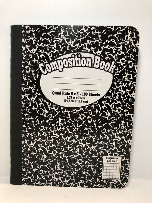 Composition Book, Quad Ruled