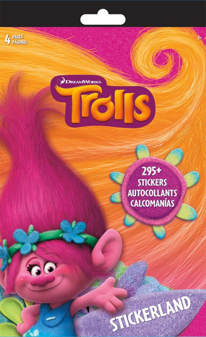 Dreamworks Trolls Stickerland Pad