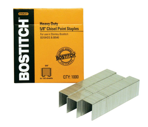 Premium Heavy Duty 5/8" Staples, Box (1000 Count)