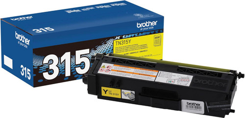 Brother Genuine TN315Y High-Yield Toner Cartridge, Yellow