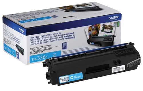 TN-336 Cyan High-Yield Toner Cartridge