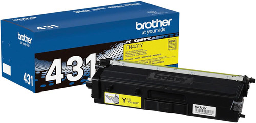 Brother Genuine TN431Y Standard-Yield Toner Cartridge, Yellow
