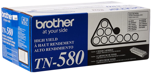 TN-580 Black High-Yield Toner Cartridge