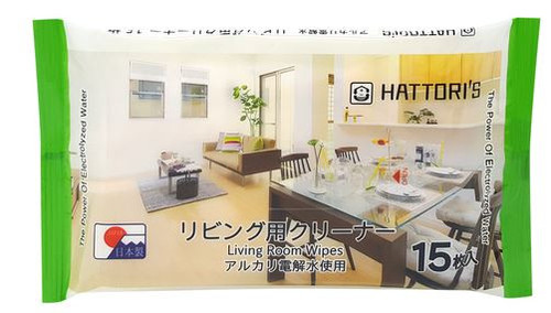 Hattori Living Room Wipes, Electrolyzed