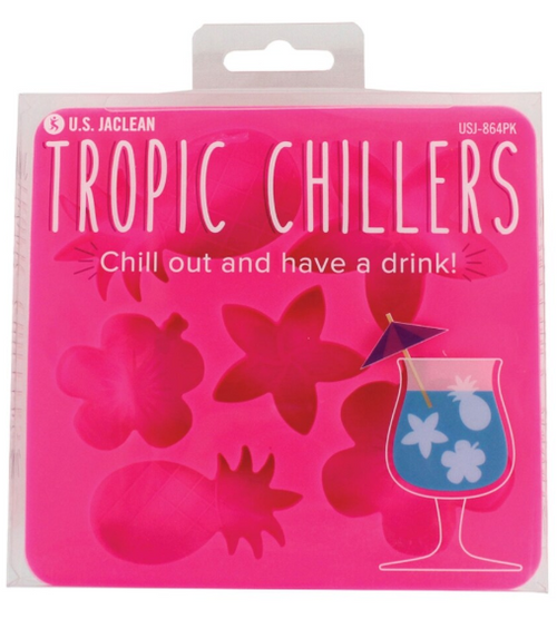 Tropic Chillers Ice Tray, Pink