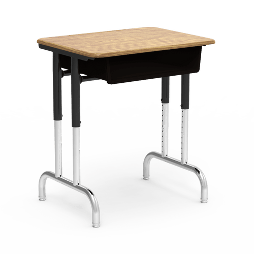 Virco 7900 Series Student Desk 20" x 26" Top - Oak