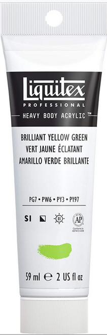 Heavy Body Acrylic Paint, 2 oz, Brilliant Yellow Green