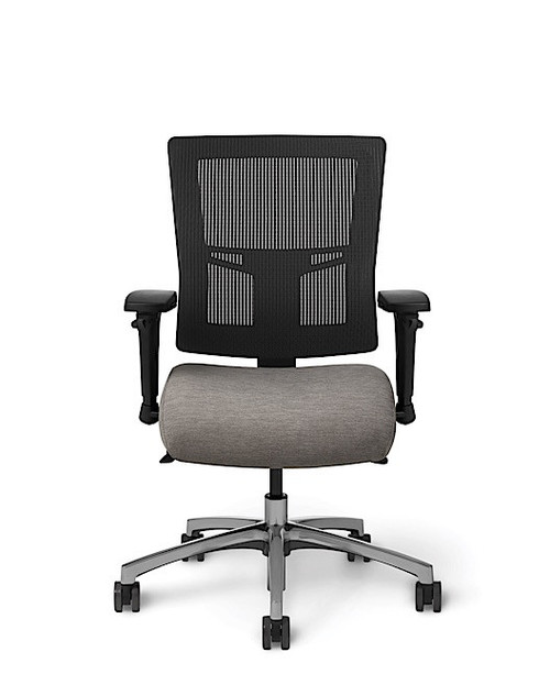 OM Seating "Affirm Series", Mesh Back Chair - Grade 1 Fabric (Shown with optional Armrests)