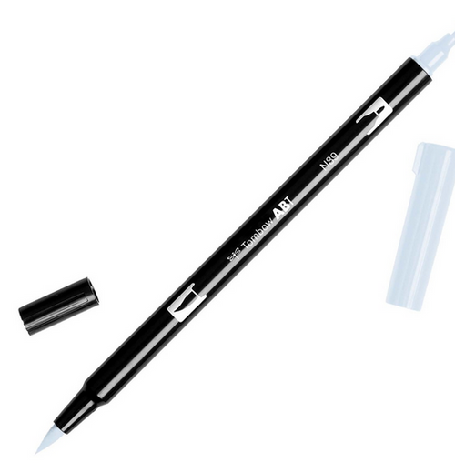 Tombow Dual Brush Pen, Brush and Fine Tip, Warm Gray 1