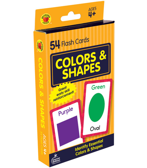 Colors & Shapes Flash Cards Ages 4+