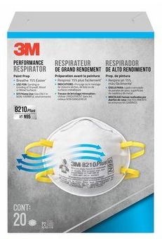 N95 Particle Respirator, Plus, 20 pk.