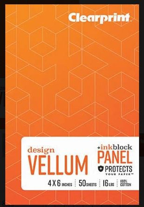 Vellum Pad, 4" x 6", 50 Sheets